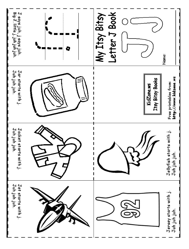 Free Printable Letter J Worksheet For Preschool 