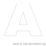 Free Printable Letter Stencils Stencil Letters 12 Inch
