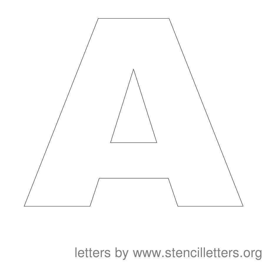 Free Printable Letter Stencils Stencil Letters 12 Inch 