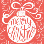 Free Printable Merry Christmas Ornament Prints The