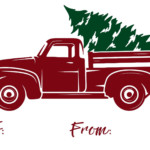 Free Printable Red Truck Christmas Gift Tags Christmas