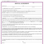 Free Printable Rental Agreements Real Estate Forms