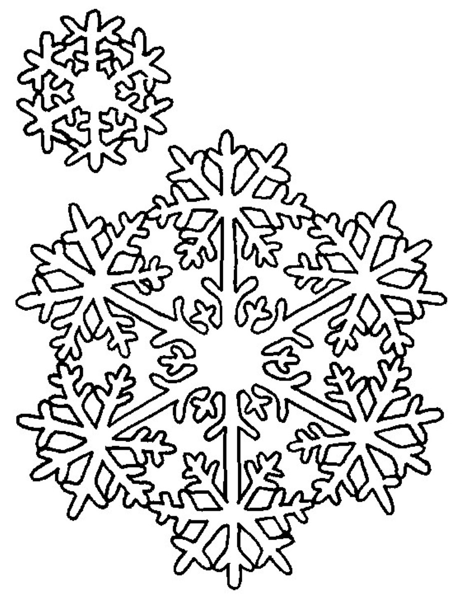 Free Printable Snowflake Coloring Pages For Kids