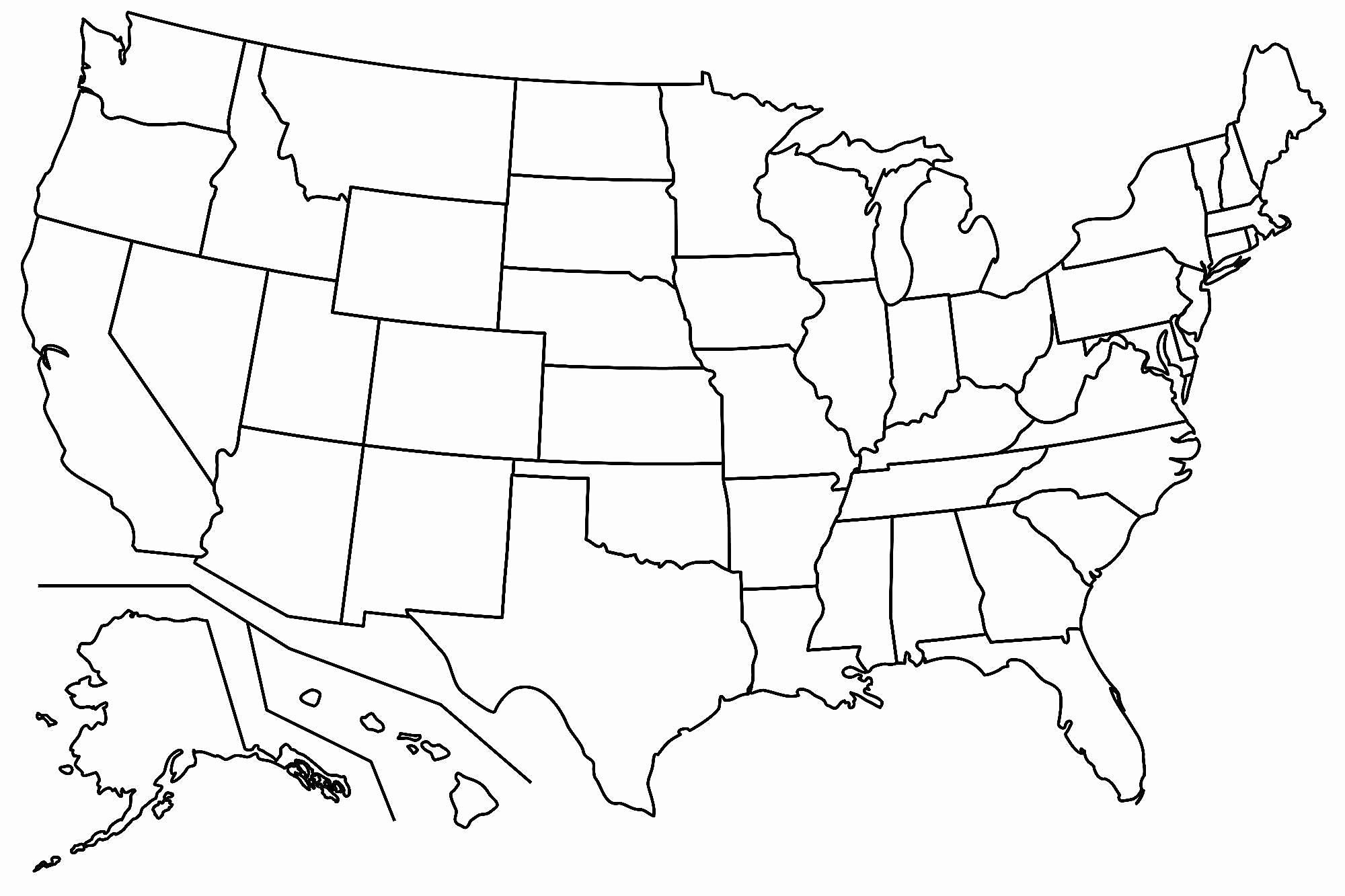 Free Printable Us Map Blank Blank Us Map Printable My Blog 