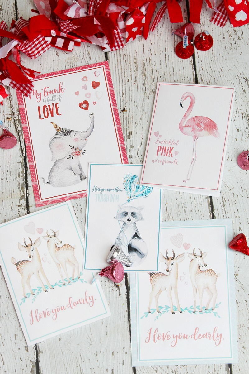 Free Printable Valentine s Day Cards And Tags Clean And 