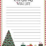 Free Wish List Printable For Easy Cyber Monday Shopping