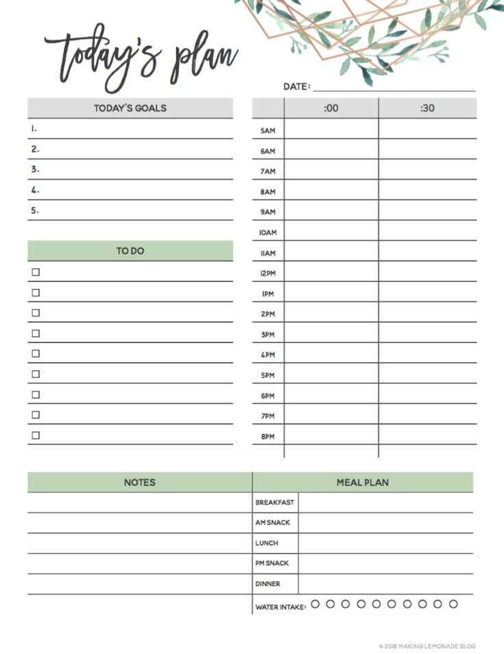 Get Organized With Our Free Printable 2025 Planner 