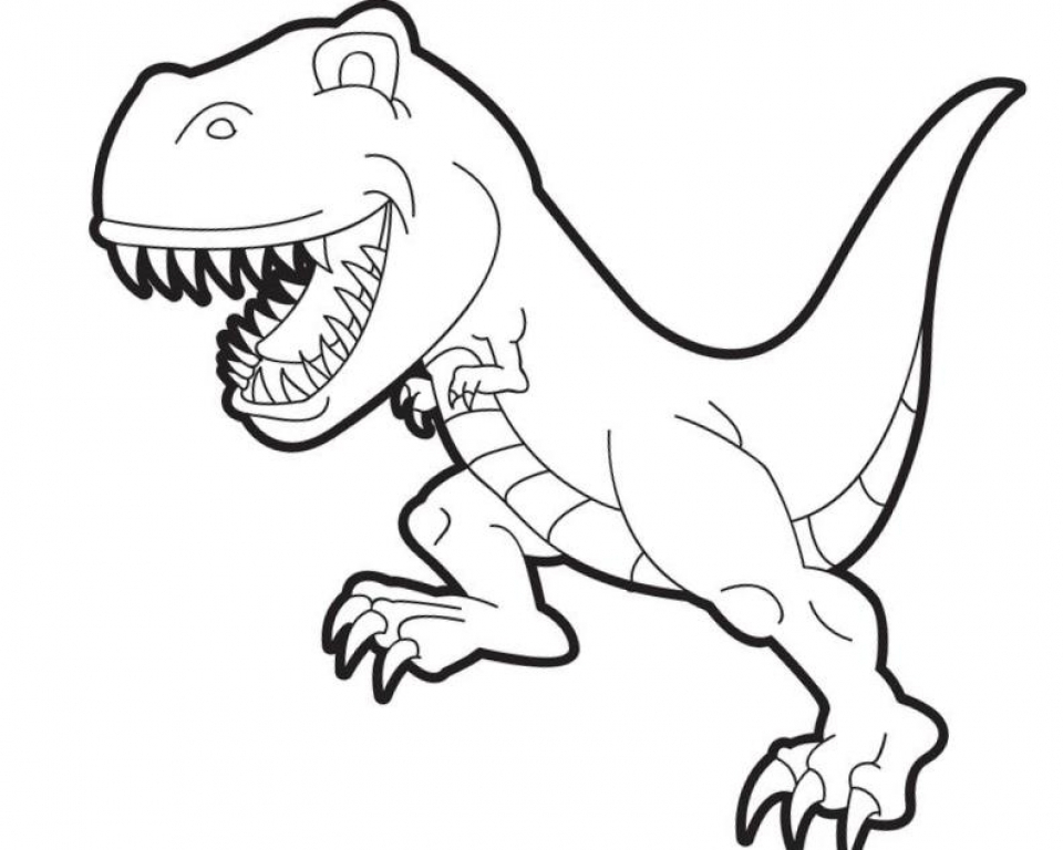 Get This Printable T Rex Coloring Pages Online 91060