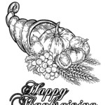 Happy Thanksgiving Thanksgiving Adult Coloring Pages