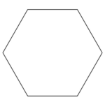 Hexagon Template 7 Inch Hexagon Quilt Pattern Hexagon