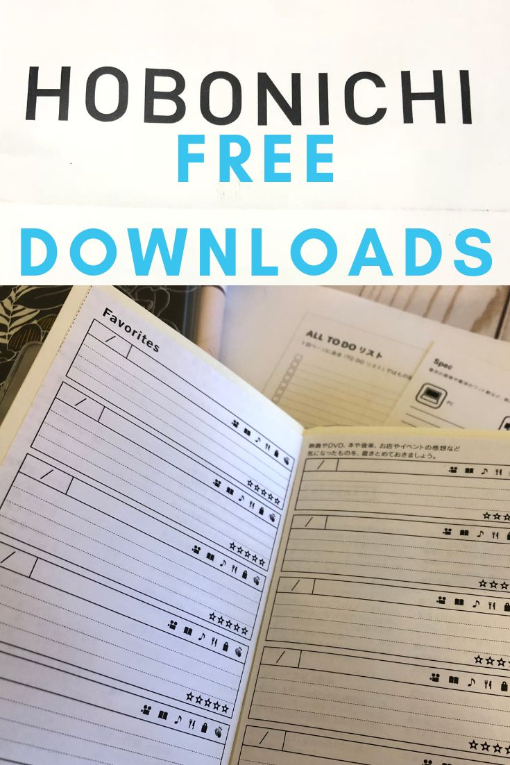 Hobonichi Weeks 2025 Free Printables Colleen Hollis 