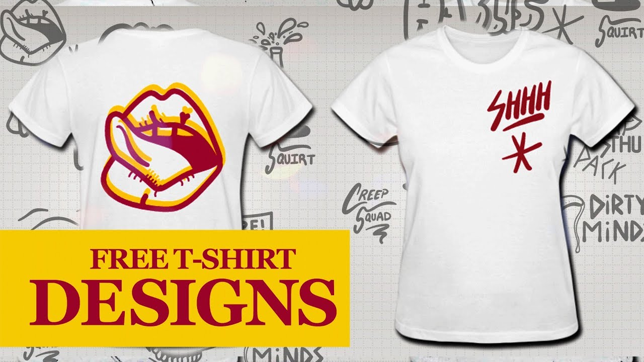 How To Design A CUSTOM T SHIRT ONLINE Using My FREE VECTOR 