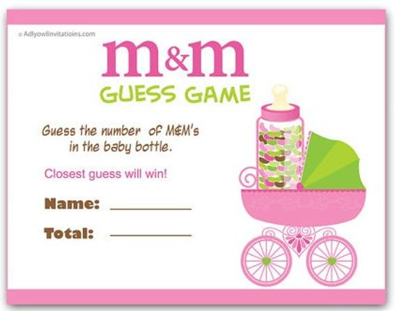 Instant Download M M Count Guess Game Printable By 