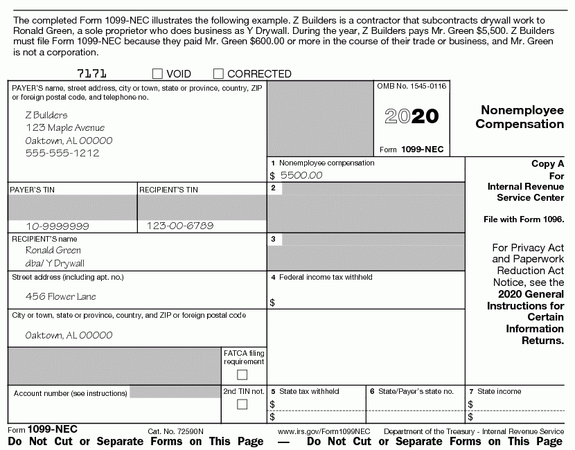 Instructions For Forms 1099 MISC And 1099 NEC 2025 