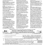 IRS W 4 Form 2021 Printable New Blank Tax PDF