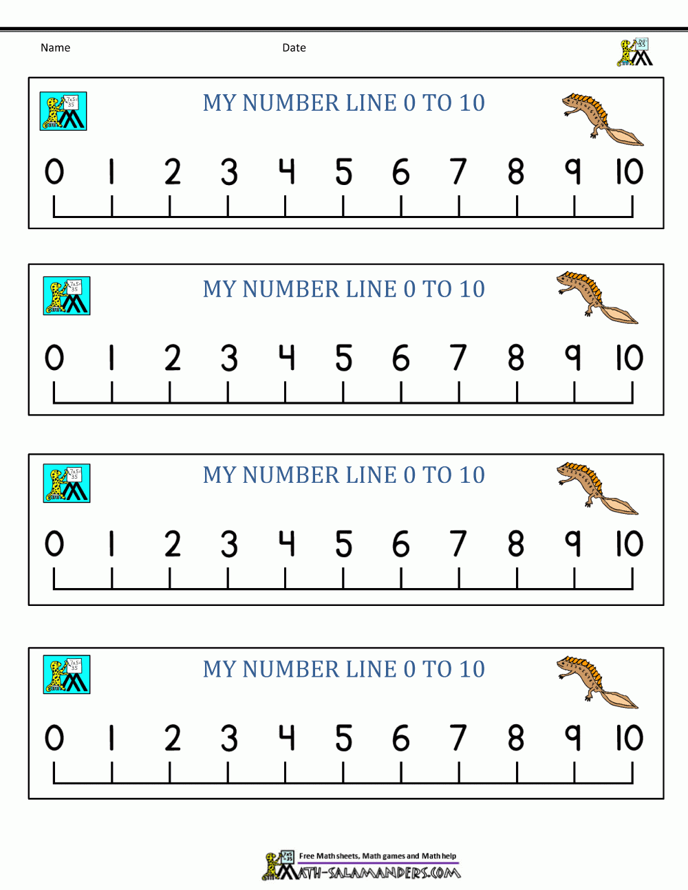 Kindergarten Math Printables