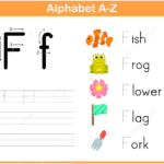 Letter F Tracing Worksheet Free Printable Puzzle Games