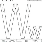 Letter W Worksheet Alphabet Worksheets Preschool
