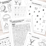 Letter Y Worksheets Alphabet Series Easy Peasy Learners