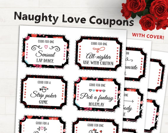 Love Coupons For Him Kinky Love Coupons By TheStrawberryFairy
