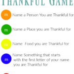M M Thankful Game Fun Quick Game Of Expressing Gratitude