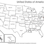 Map Of Us Capitals Printable States And Capitals