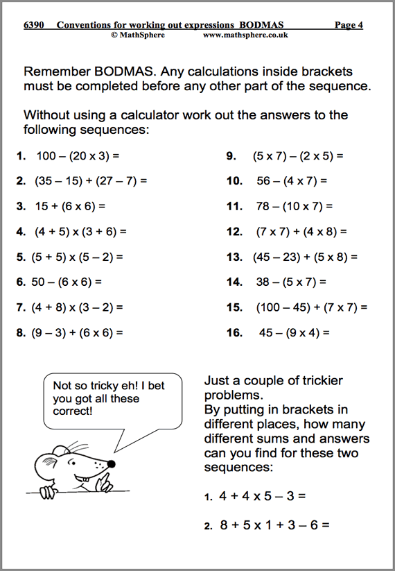 MathSphere Year 6 Maths Worksheets