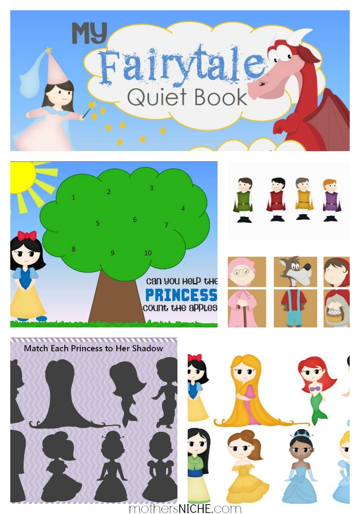 New Printable Fairytale Quiet Book