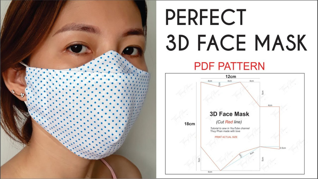 NO FOG ON GLASSES Perfect 3D Face Mask Best Fit