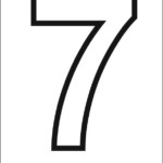 Number 7 Free Printable Numbers Number 7 Printable