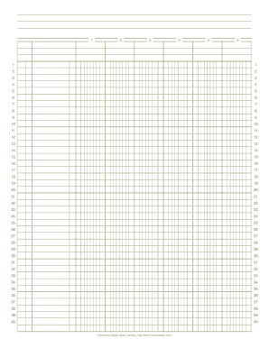 Online Ledger Fill Online Printable Fillable Blank 