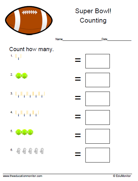 P K Counting Worksheets For Kids Free Printable Worksheets