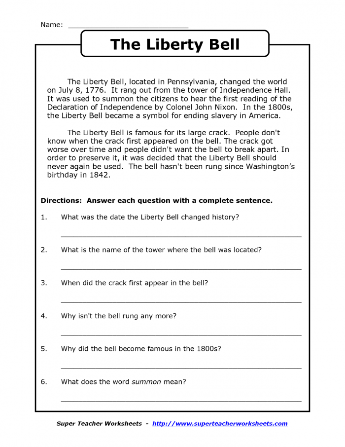 Pennsylvania Liberty Bell Worksheets 99Worksheets