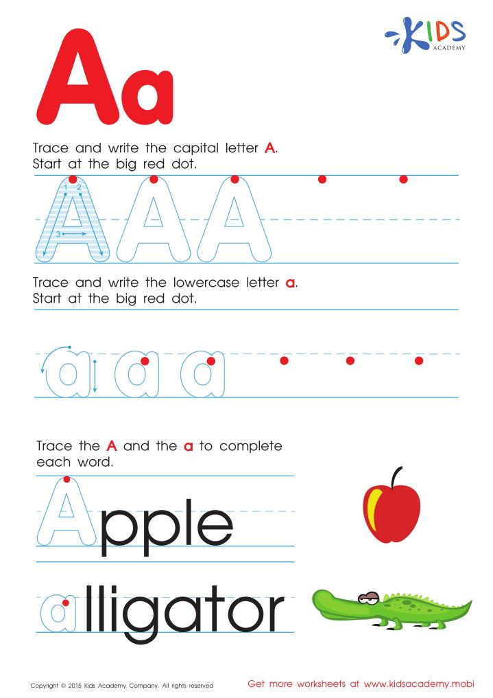 PPT Free Printable Alphabet Worksheets PowerPoint 