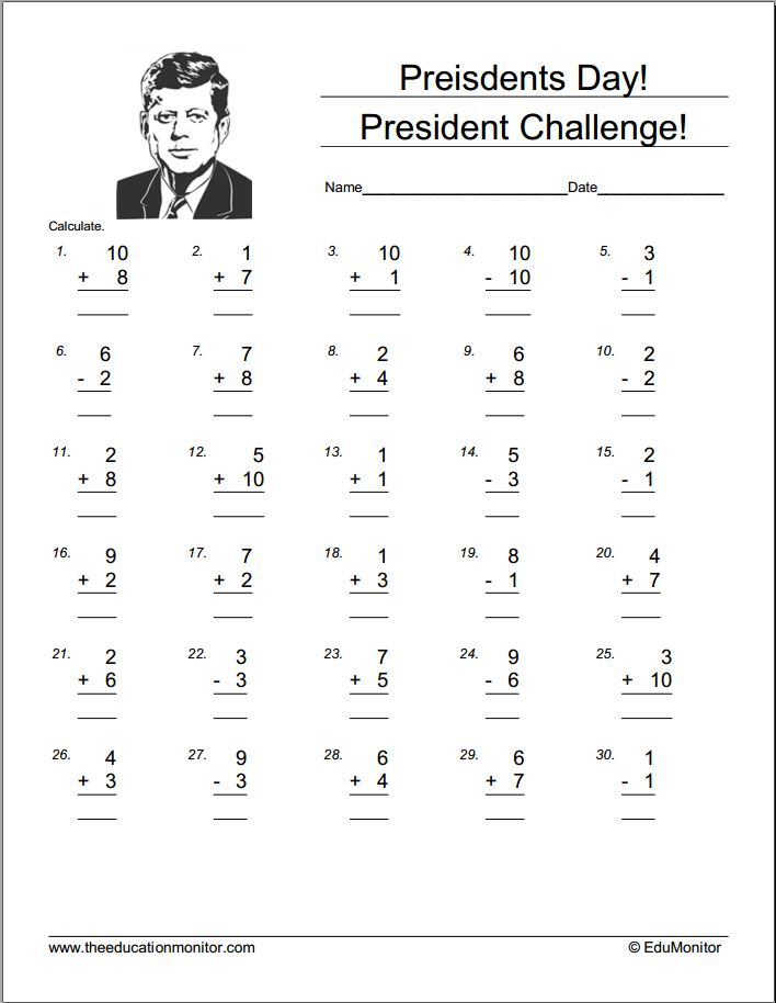 Presidents Day Free Printables And Activities