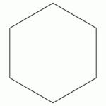 Printable 8 Inch Hexagon Template