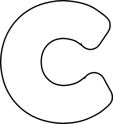 Printable Bubble Letter C Alphabet Templates Bubble 