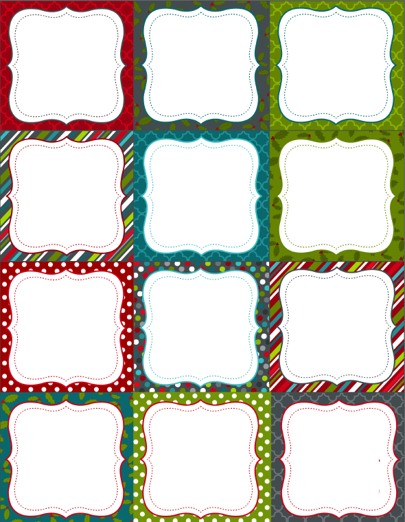 Printable Christmas Labels For Homemade Baking Free
