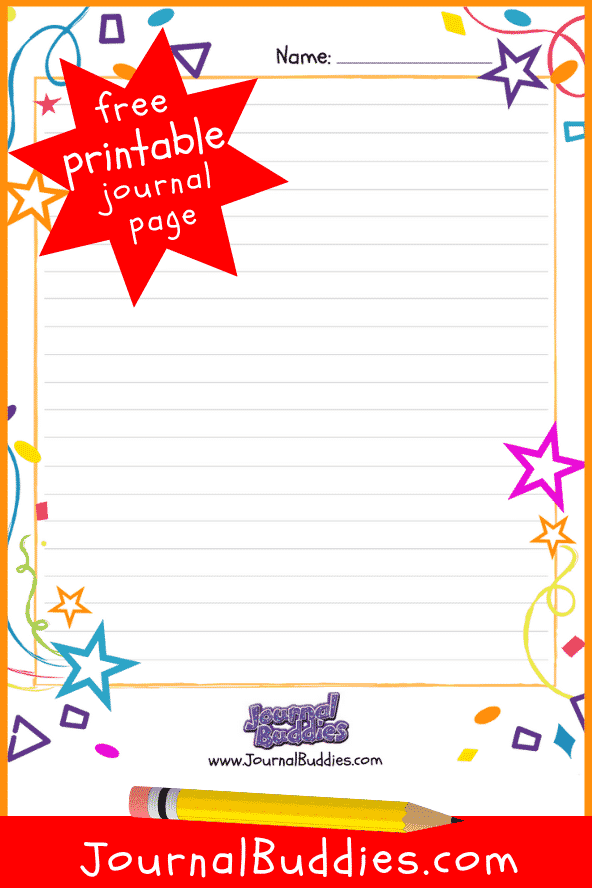 Printable Journal Page For Students JournalBuddies