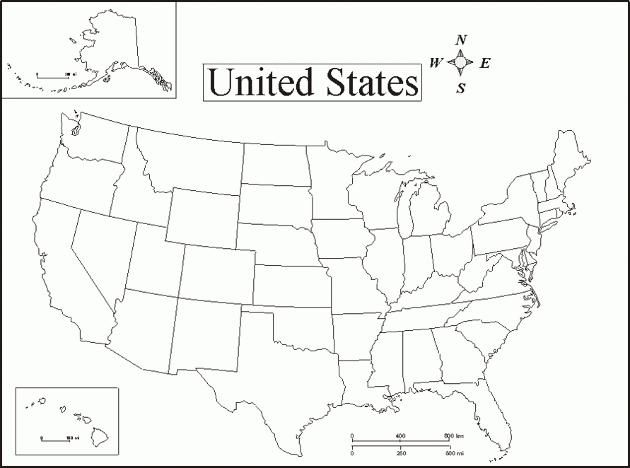 Free Printable Usa Map - FreePrintableTM.com | FreePrintableTM.com