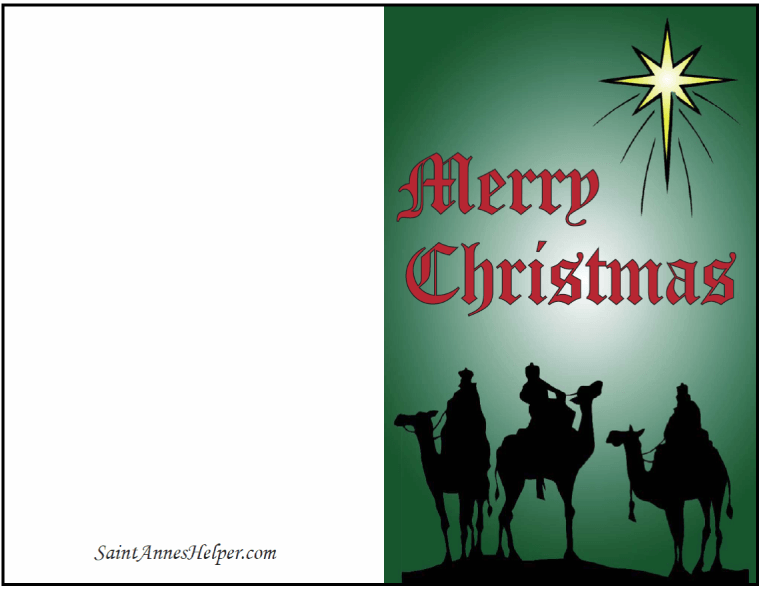 Printable Religious Christmas Cards Lovely Catholic 
