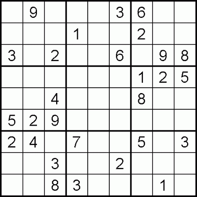 PRINTABLE SUDOKU