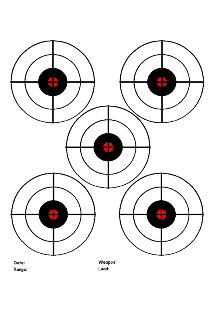 Printable Targets Template Free Download
