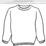 Printable Ugly Sweater Template PDF Sal Ferrarello