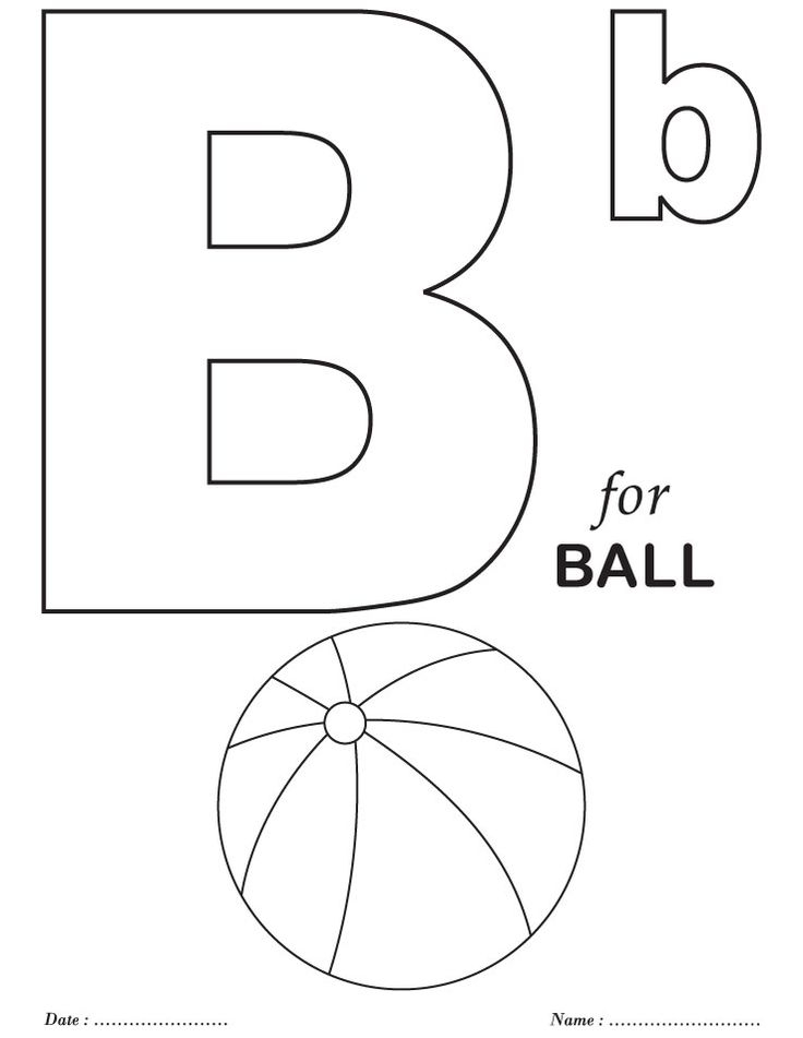 Printables Alphabet B Coloring Sheets Download Free 