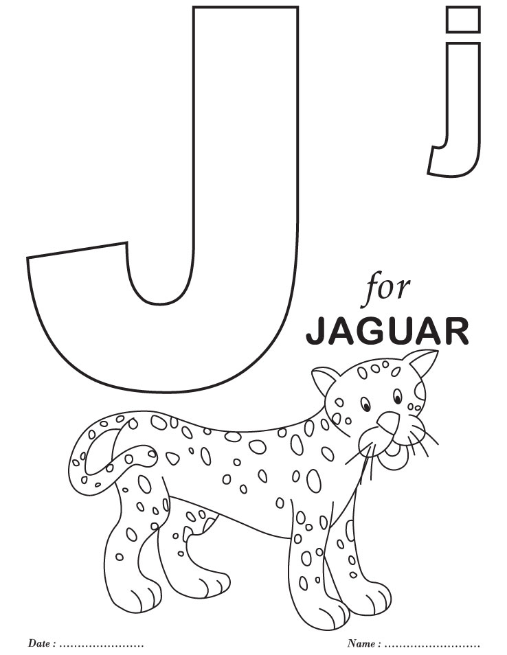 Printables Alphabet J Coloring Sheets Download Free 