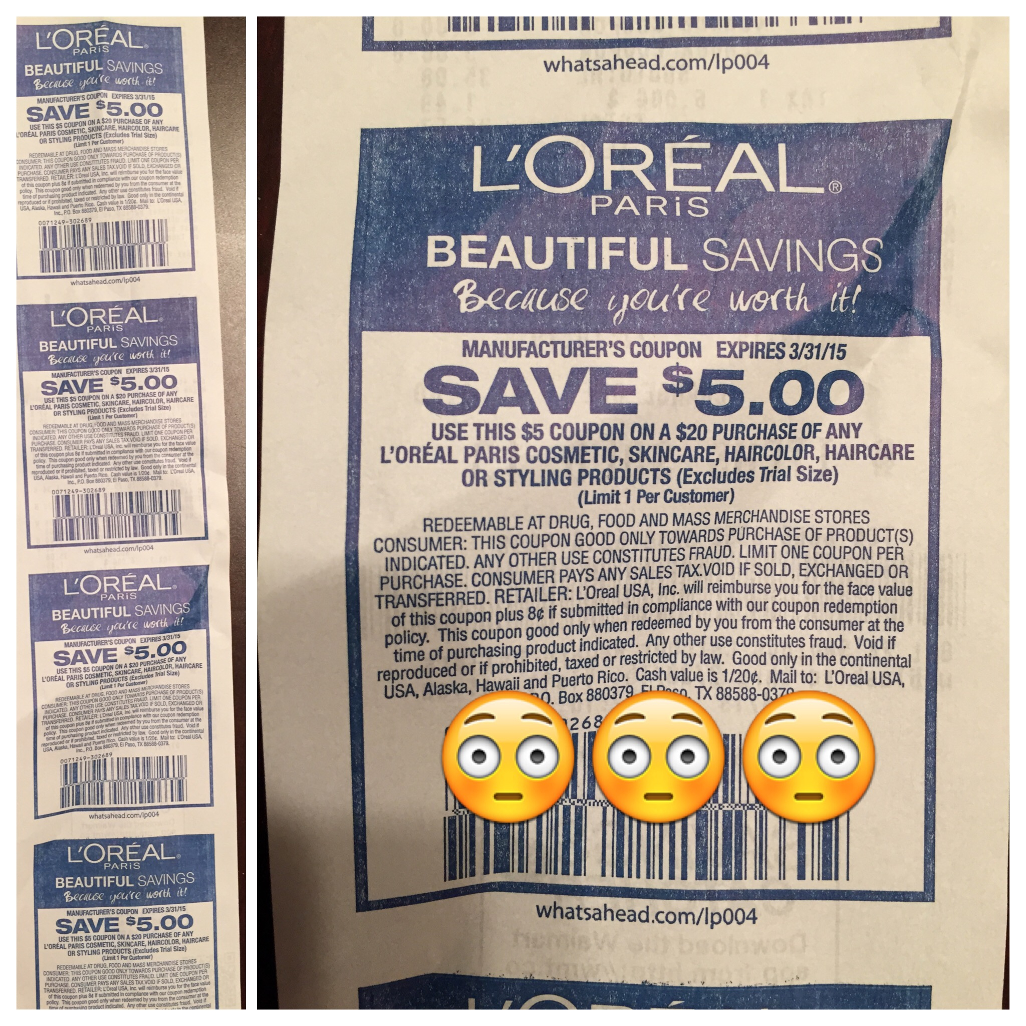 Rare 5 Off 20 L Oreal Purchase Coupon From Walmart 