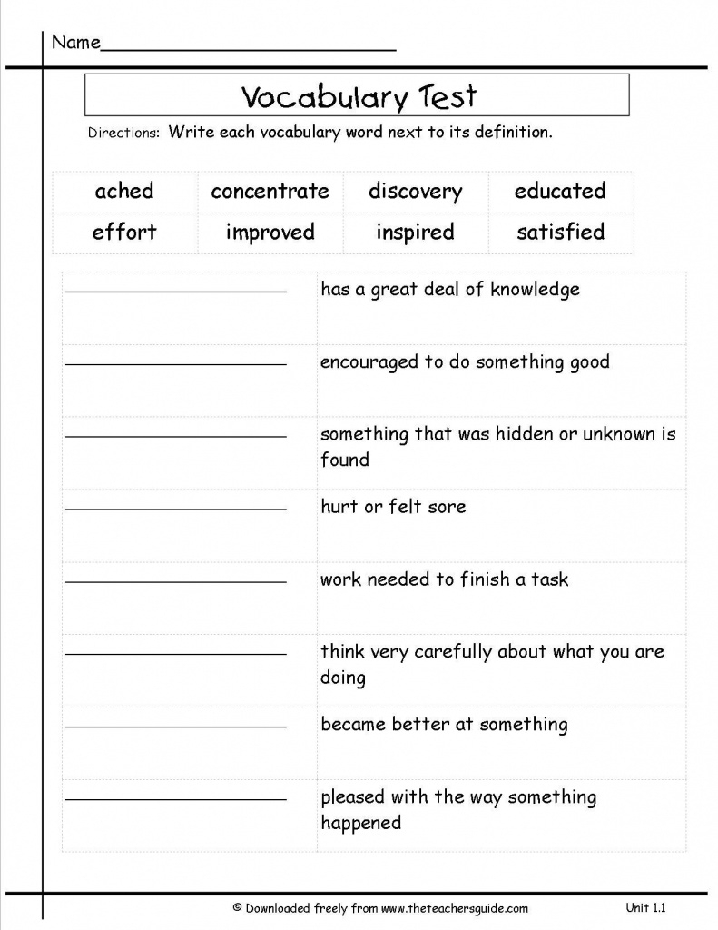 Reading Level Tests For Calculating Grade Competency 