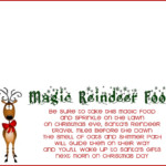 Reindeer Food Recipe And Printable The Girl Creative
