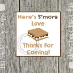 S More S Mores Thank You Printable Tags Labels